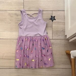 Pixie Lane Lavender Unicorn Tulle Dress - Girls Size 8 NWT